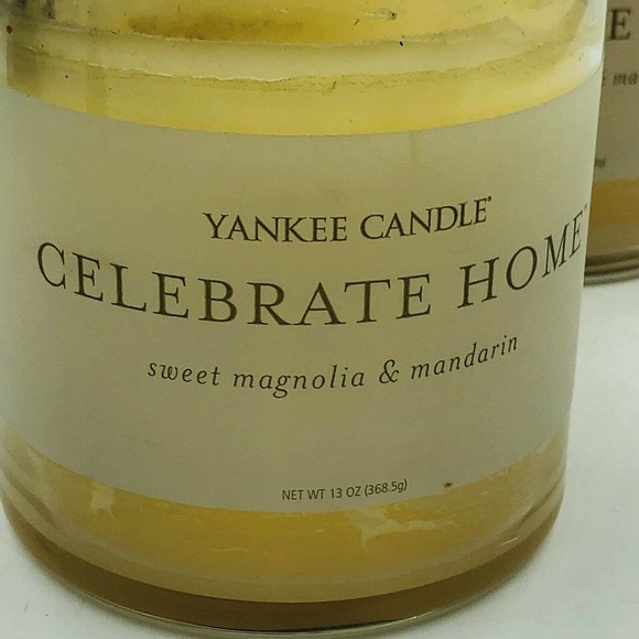 Yankee Candle CELEBRATE HOME Sweet Magnolia And Mandarin Retired Rare Set - Picture 7 of 9